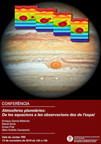 Conferència sobre atmosferes planetàries al campus de Terrassa de la UPC
