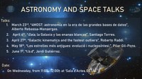 Charlas de astronomía y espacio